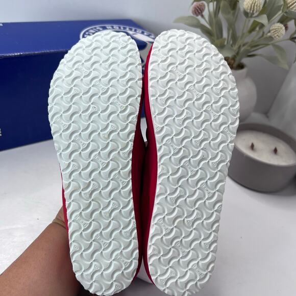 Birkenstock Ponca Slip On Flats Shoes Red Women’s 7 EU 38 NWB Narrow Fit - Picture 8 of 10